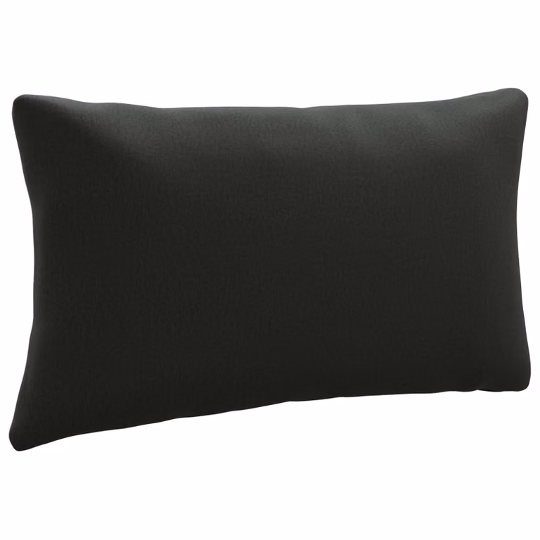 Cojín de respaldo PUTTEN vidaXL en poliéster color negro, An/P/Al: 70 x 40 x 15 cm