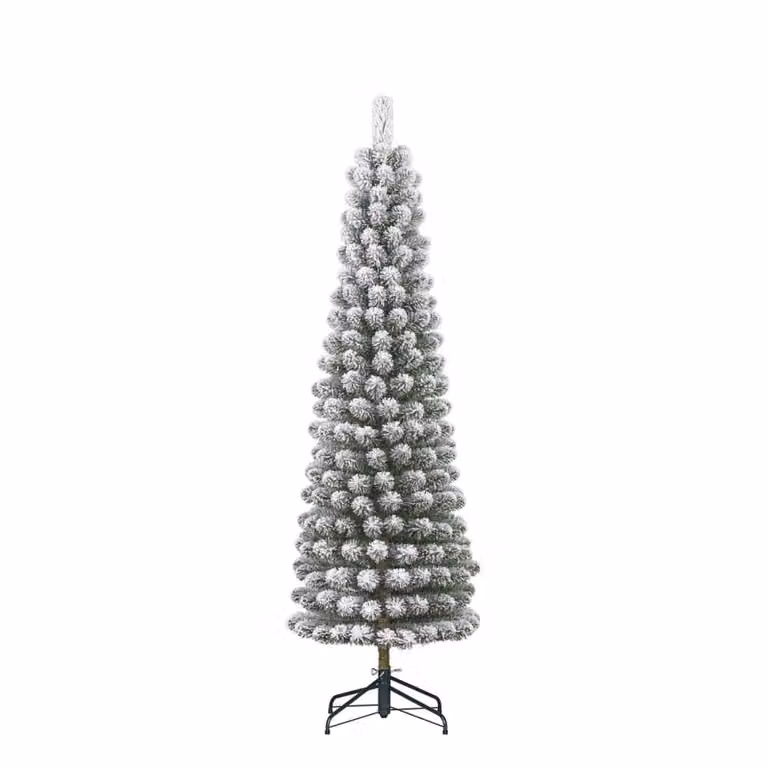 Árbol de Navidad artificial Charlton de Black Box Trees en color verde, Altura: 215 cm, Ancho: 56 cm, Profundidad: 56 cm