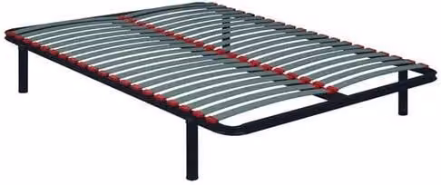 Somier fijo de láminas de madera Pikolin SG20 con zona central reforzada y marco rígido, An/P/Al: 135 x 190 cm
