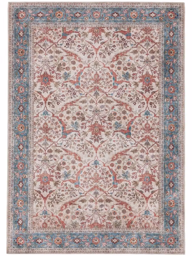 Alfombra patchwork multicolor de estilo oriental Benuta An/P: 160 x 230 cm