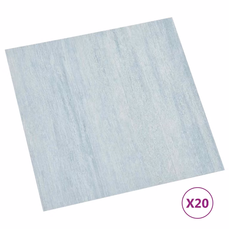 Tablones de suelo autoadhesivos vidaXL con efecto madera, color verde, An/An: 30,5 x 30,5 cm, pack de 20 unidades