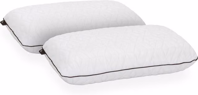 Pack de 2 almohadas Tetsu ajustables de Arqya by Mog Casa, híbridas con espumas técnicas, gel y memory foam, An/An/Al: 60 x 40 x 14 cm