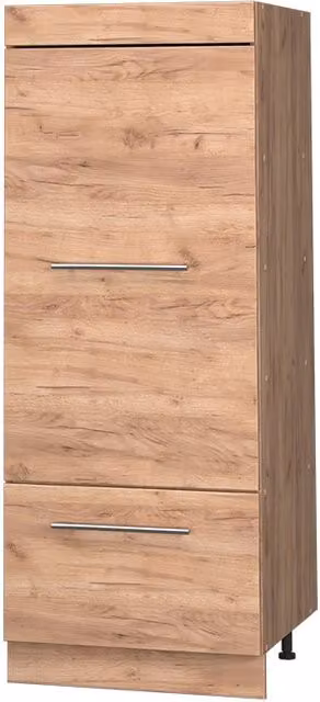 Armario despensa de cocina Vicco Fame-Line en color roble dorado, An: 60 cm, P: 58,1 cm, Al: 153,6 cm