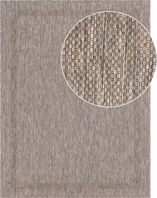 Alfombra Romana para interior y exterior, color beige, An/P: 80 x 150 cm