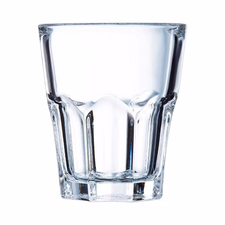 Juego de 12 vasos bajos de vidrio Granity de Arcoroc, transparentes, 45 ml