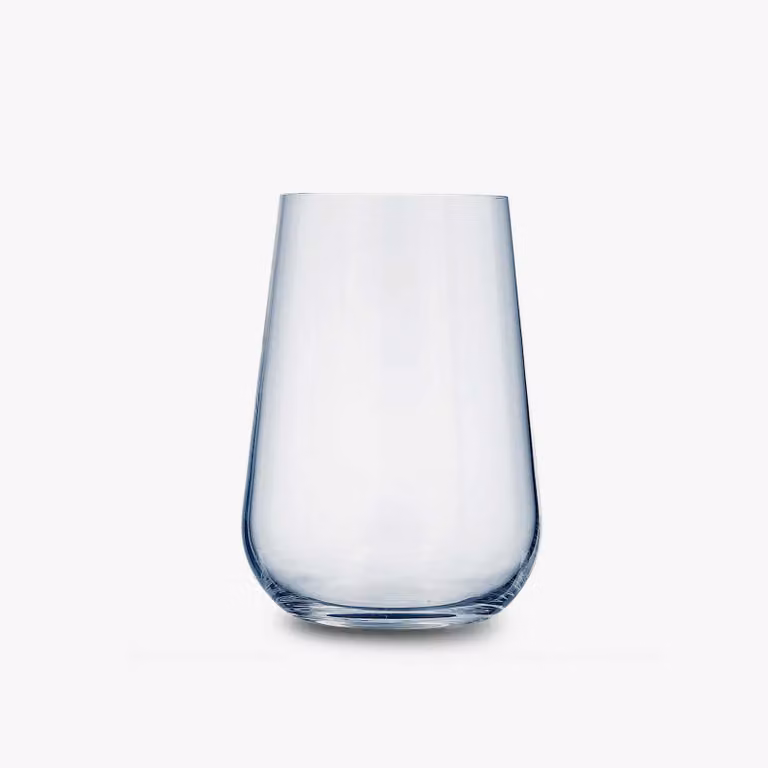 Set de 6 vasos altos de cristal de Bohemia Belia, color transparente, 470 ml
