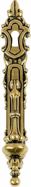 Lámpara de techo colgante Fplus Seyfe Pendulo 203 A 180mm en color oro y amarillo de estilo abstracto y acabado metálico antique