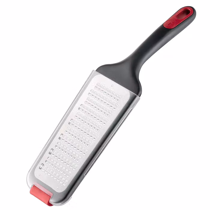 Rallador fino Tefal Ingenio+ de acero inoxidable con base antideslizante y color negro