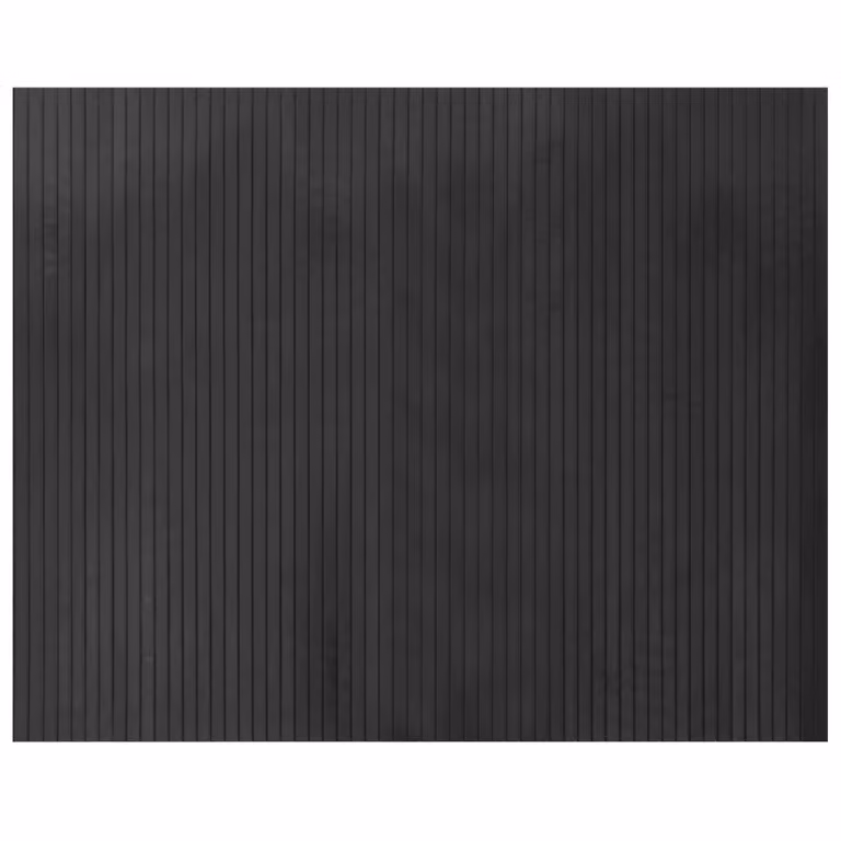 Alfombra rectangular de bambú vidaXL gris An/P: 80 x 100 cm