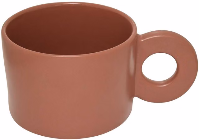 Mug de cerámica Casa Sienna color marrón de Atmosphera