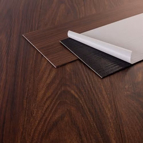 Suelo Vinílico Adhesivo ML Design Modern Living de PVC con Aspecto Madera en Color Marrón, 8,92 m², Láminas de 91,5 x 15,3 cm y Grosor de 2 mm