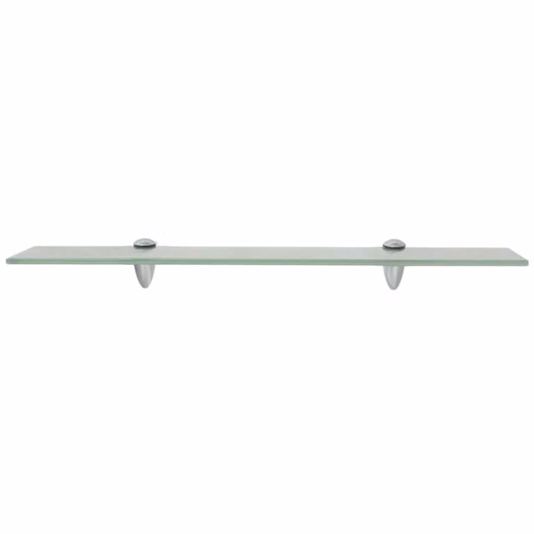 Estante flotante de cristal transparente vidaXL An/P/Al: 60 x 10 x 0,8 cm