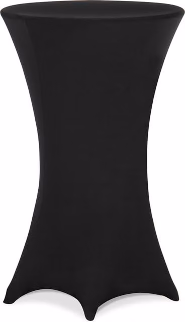 Funda elástica para mesa de pie tipo bistro Detex Negro Ø 60 cm