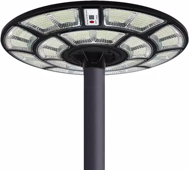 Farola LED solar Urban UFO de KOOB con luz blanco cálido para jardín