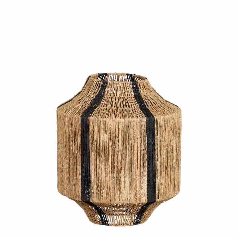 Farol Liliano de Mica Decorations en color negro para mesa, Al x An x Al: 30 x 30 x 36 cm