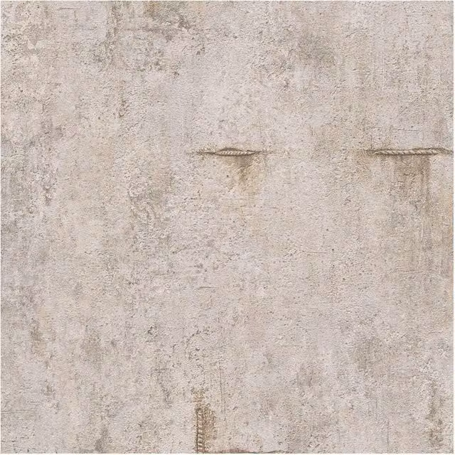 Papel Pintado Vinílico e-Delux GmbH con Efecto Concreto y Acentos Metálicos, Textura Tejido Non Woven, Gris, Beige, Plata y Marrón Claro, 5,33 m2