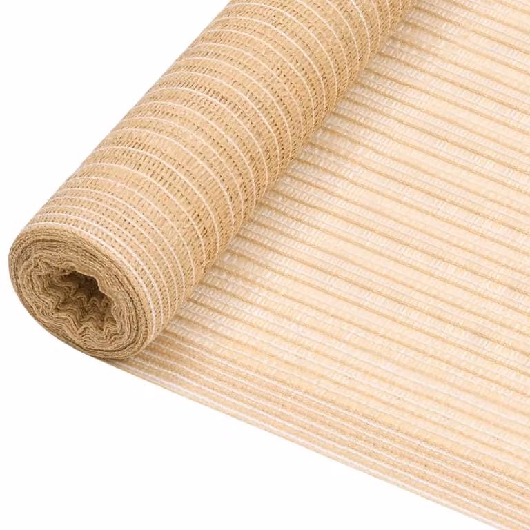 Red de privacidad Syfax de plástico HDPE color beige An/Al: 120 cm x 50 m