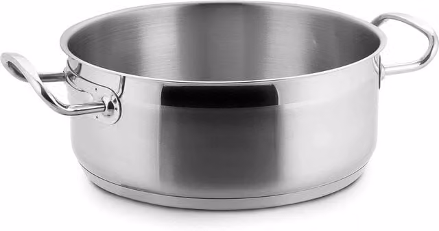 Cacerola sin tapa Lacor de acero inoxidable en color plata, 16 cm