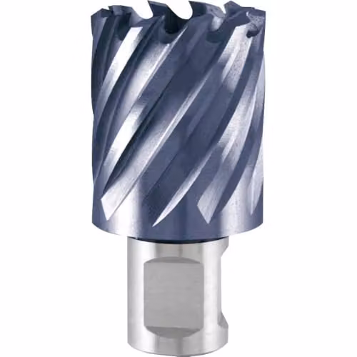 Broca anular Ruko de acero HSS con vástago Weldon para acero inoxidable, diámetro: 17.0 mm