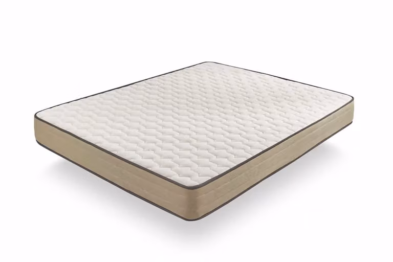 Colchón Moonia Bamboo Care de espuma fría con regulación de temperatura y propiedades antibacterianas, color blanco, An/P/Al: 140 x 200 x 18 cm