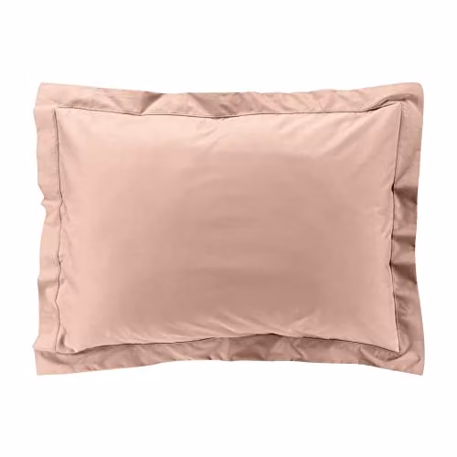 Funda de almohada de percal de algodón Interior’s en colores beige o rosa, An/P/Al: 50 x 70 cm