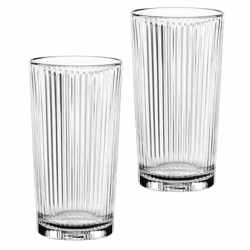 Juego de 2 vasos de cóctel de cristal Nachtmann, transparentes, 395 ml