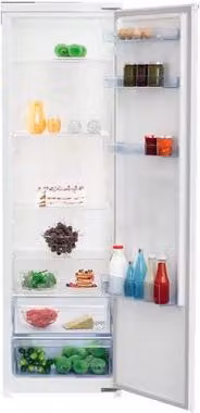 Frigorífico integrable de una puerta Beko BSSA315K4SN en color blanco con capacidad de 309 l y altura de 177 cm