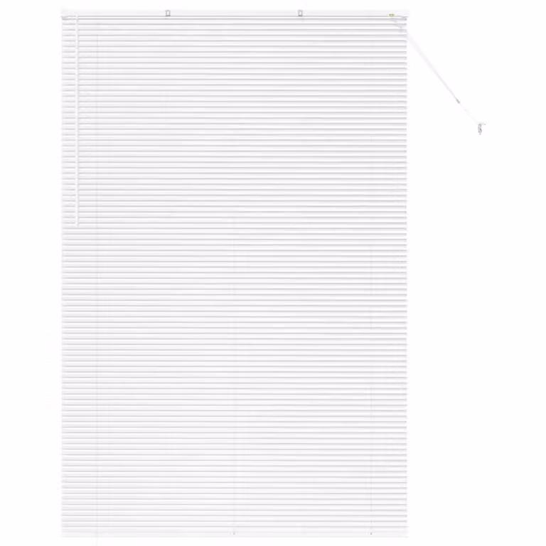 Persiana veneciana de aluminio vidaXL en color blanco, An/P/Al: 220 x 145 x 2,5 cm
