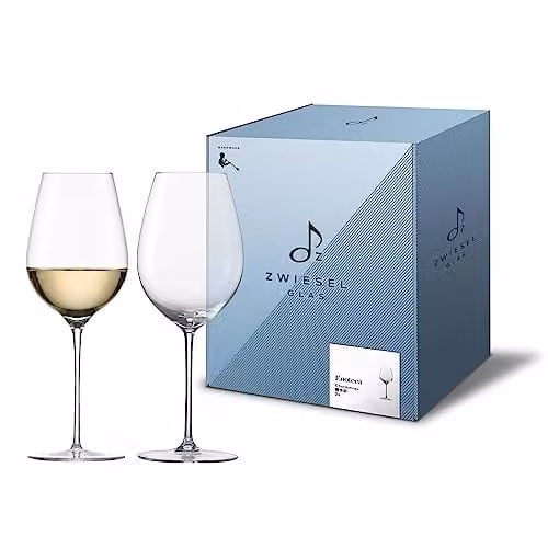 Juego de 2 copas de vino blanco Chardonnay Enoteca de Zwiesel Glas, cristal transparente, 415 ml