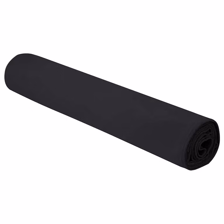 Pack de 2 toallas deportivas de microfibra vidaXL en negro, de secado rápido, 180 x 90 cm