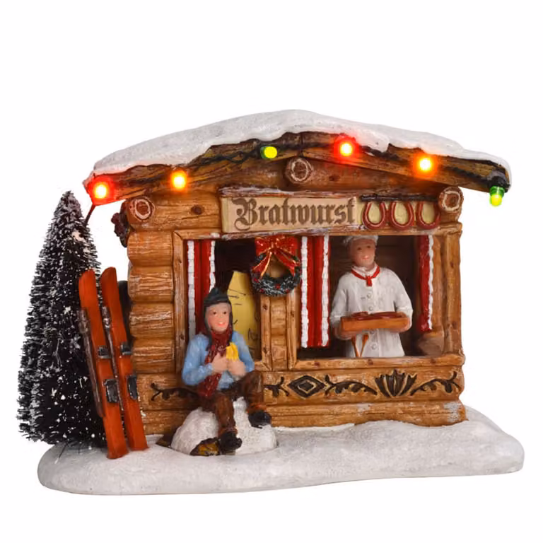 Pueblo navideño en miniatura LuVille multicolor An/P/Al: 13,5 x 9,5 x 10,5 cm
