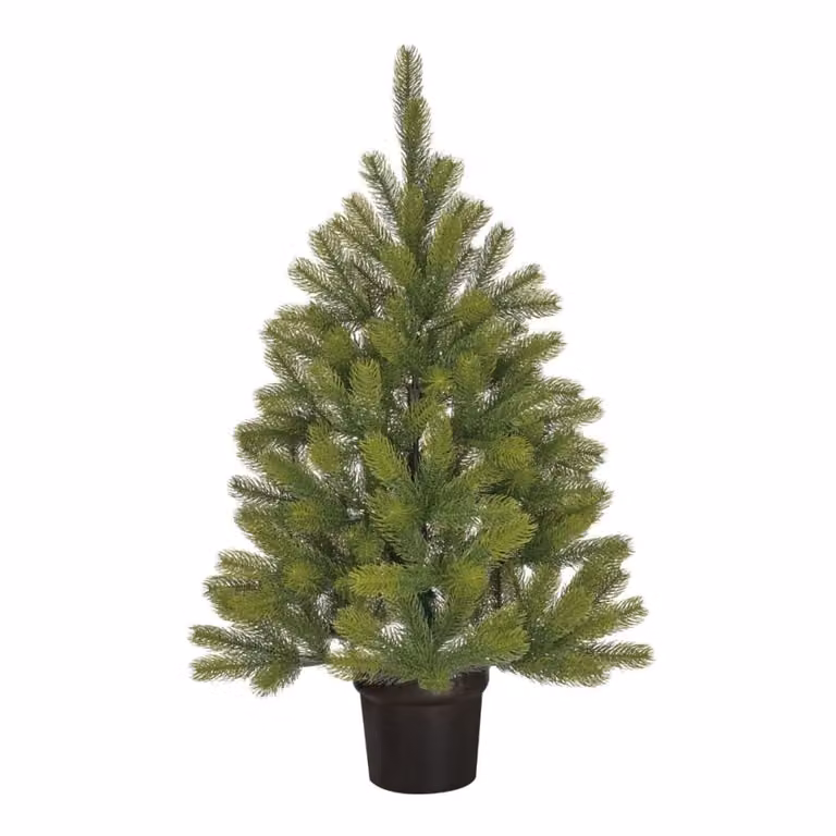Árbol de Navidad artificial Nagoya de Black Box Trees, color verde, An/P/Al: 55 x 55 x 90 cm
