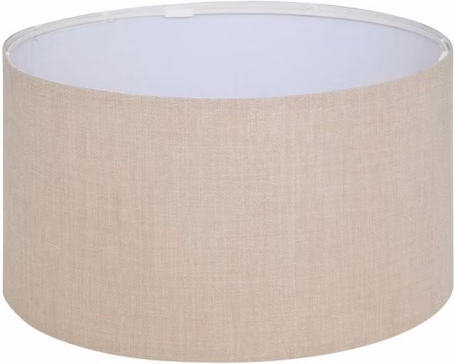 Pantalla de lámpara Beline de Atmosphera en color beige con diámetro de 40 cm