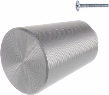 Tirador para muebles RiexTouch de aluminio mate color plata