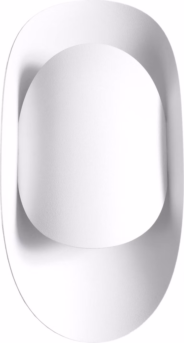 Aplique de pared Sollux Lighting en metal blanco, regulable, para iluminación de acento y pasillos, 1xG9 8W