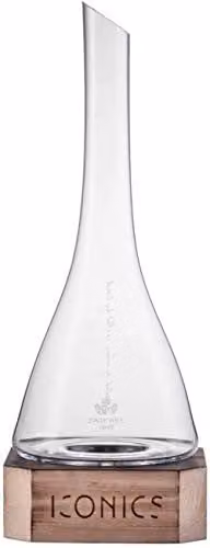 Decantador de vino Iconics de Zwiesel Glas en cristal transparente con tapa y capacidad de 0,75 l