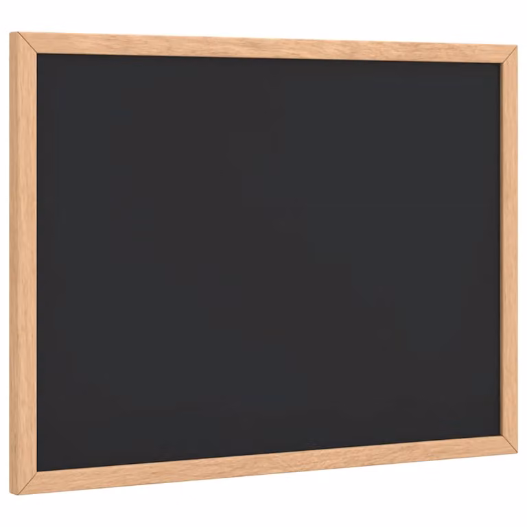 Pizarra negra con marco de madera maciza de pino vidaXL de 40 x 40 cm