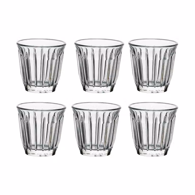 Set de 6 vasos para espresso La Rochère de cristal transparente, 10 cl