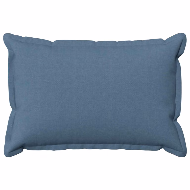 Set de 6 fundas de almohada vidaXL HOUTEN color azul jeans, An: 40 cm, Al: 60 cm