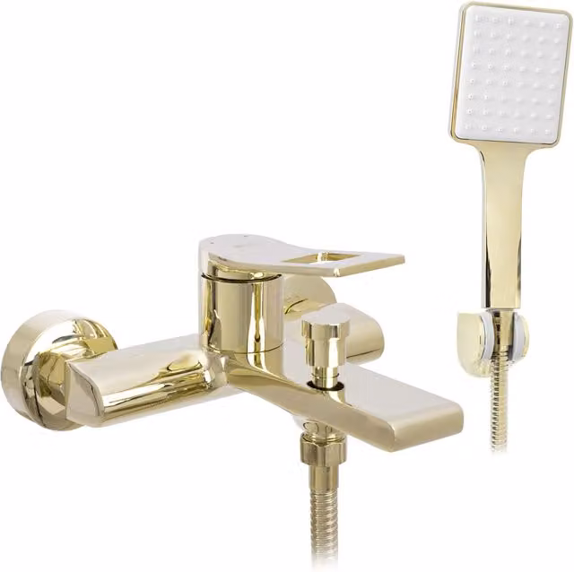 Grifo de bañera de pared Rea Soul MY1906-3G en color oro pulido