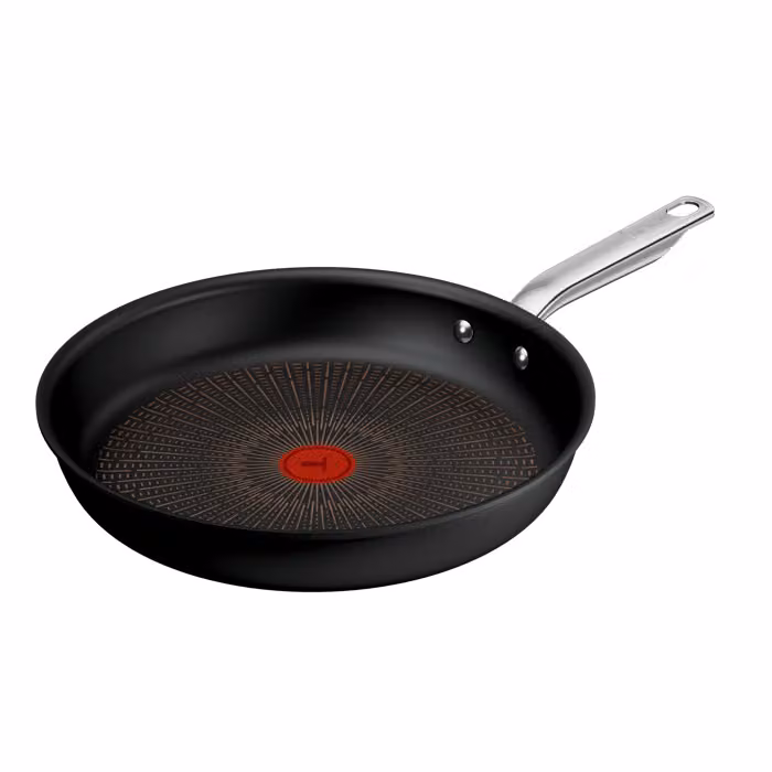 Sartén Tefal Experience de 32 cm con revestimiento antiadherente FusionCore en color negro, compatible con inducción