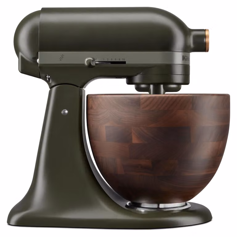 Batidora de pie KitchenAid 5KSM180WSEEG en color verde Evergreen con bol de acero inoxidable de 4,7 litros