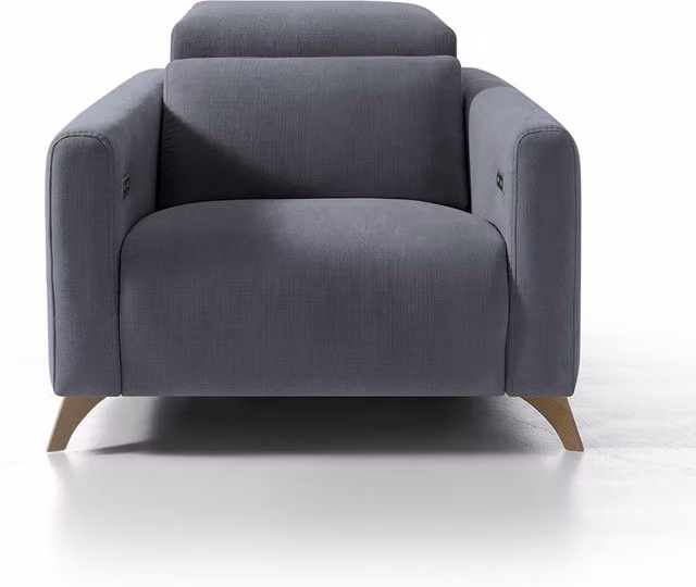 Sillón relax eléctrico Oporto de El Corte Inglés en gris y tejido