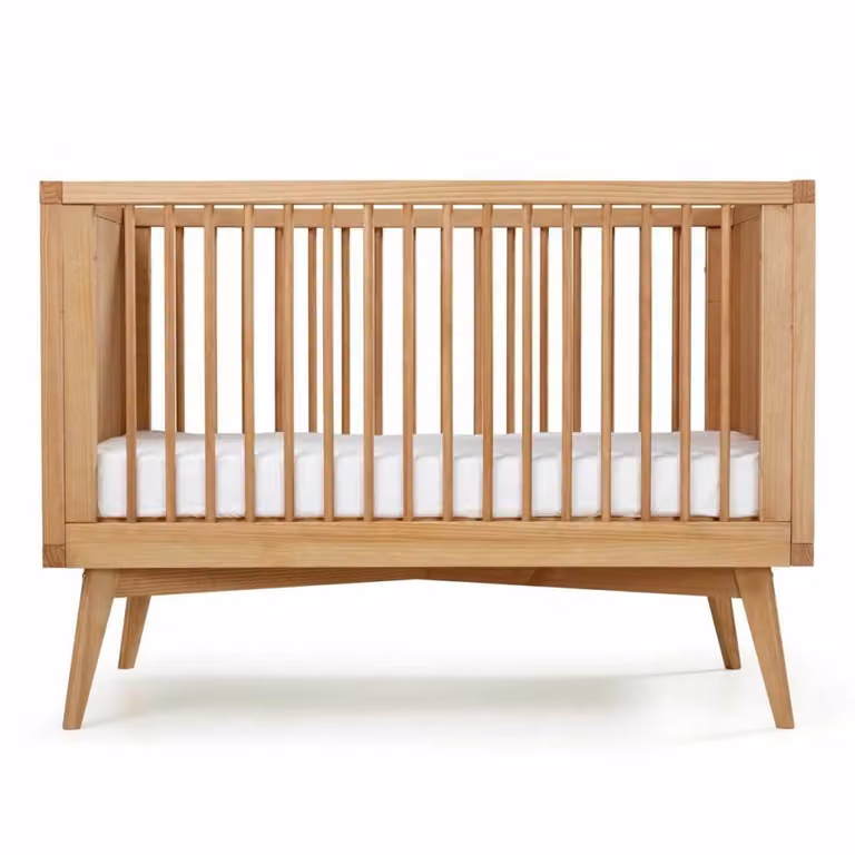 Cuna evolutiva Montessori ID Kids de madera en color marrón, An/P/Al: 140 x 70 x 76 cm