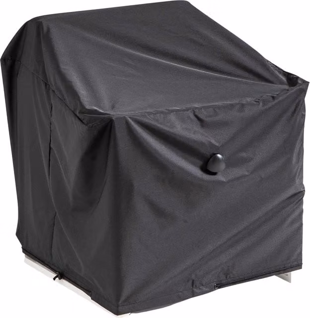 Funda impermeable para butaca de terraza EDENJARDIN en gris y negro de poliéster