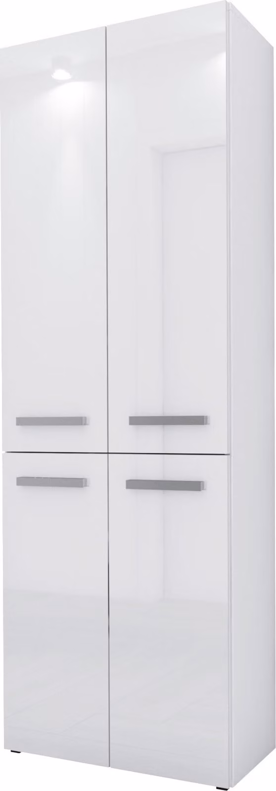 Mueble de baño suspendido Bagnoli de 3xEliving en color blanco con acabado brillante, An: 60 cm, Al: 30 cm, Al: 174 cm