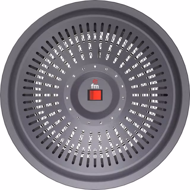Brasero eléctrico FM Modelo Alfa-900 de 2 potencias 425/850 W en color gris y metal