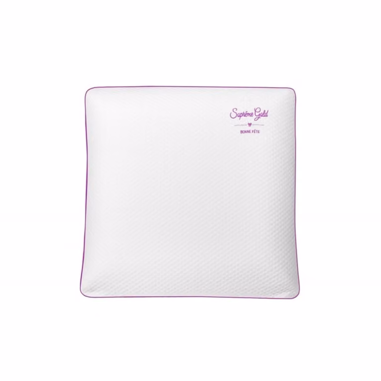 Almohada viscoelástica suave Reca Bedding con funda desenfundable y lavable de 60 x 60 cm