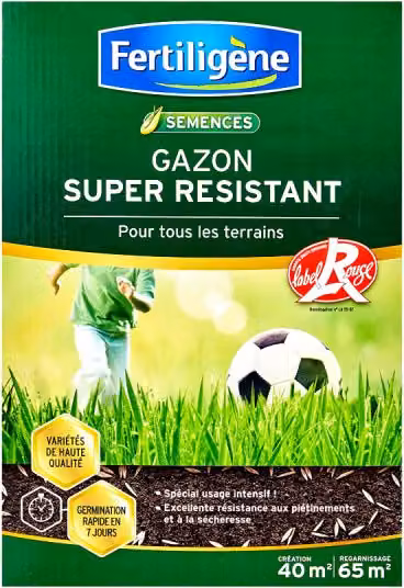 Fertiligen Césped Super Resistente Etiqueta Roja de 1 kg para 40 m²
