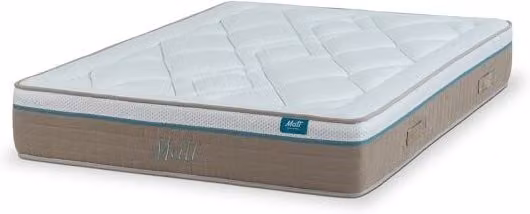 Colchón de espuma viscoelástica Nature Prime Viscogel de Leafsleep en color blanco y multicolor, An/P: 160 x 195 cm